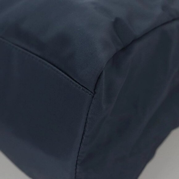 PRADA Hand Bag Nylon Blue Silver Auth 107216 - Picture 5 of 16